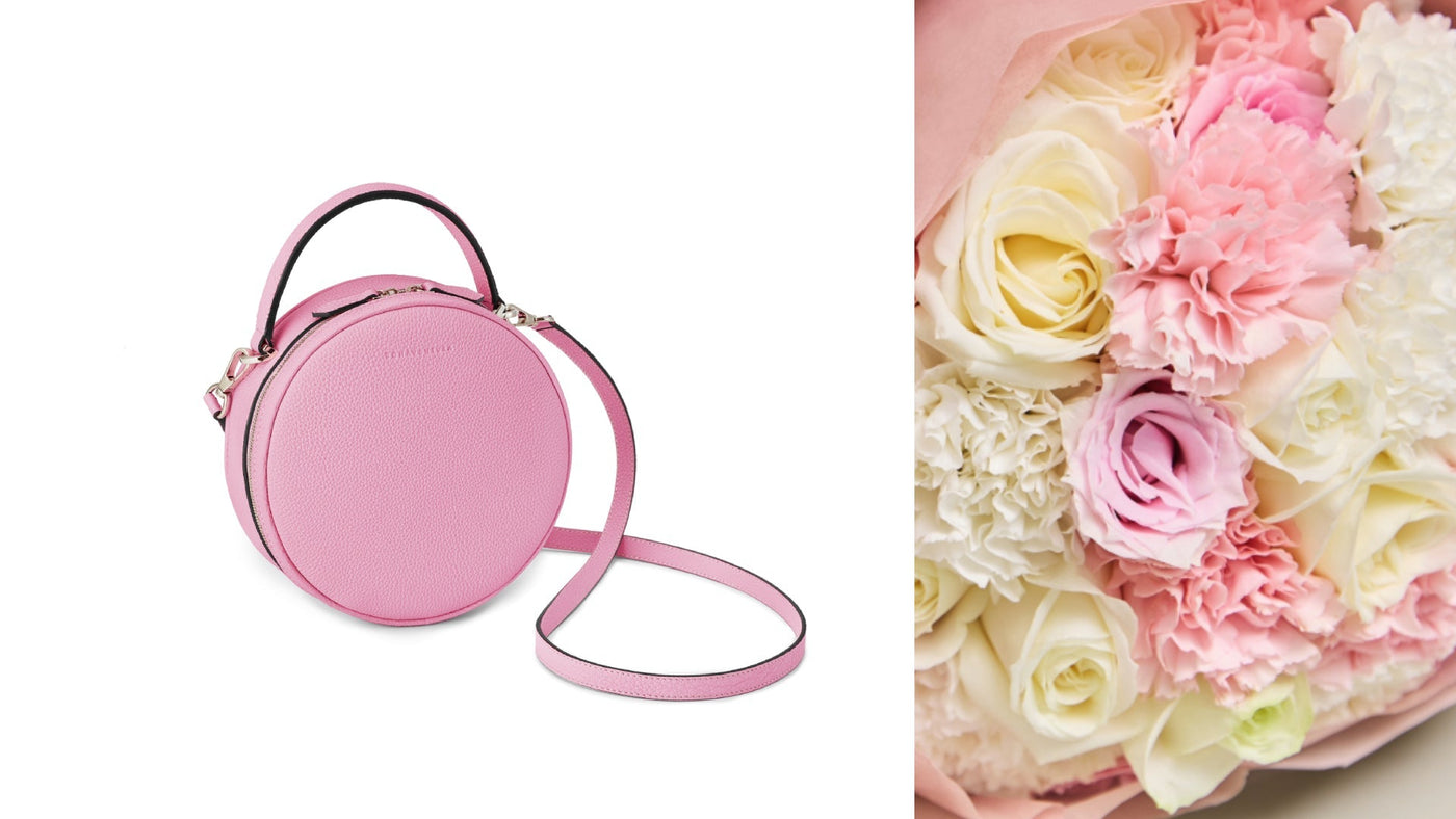 The pink handbag: your essential accessory for an unforgettable wedding day-BONAVENTURA