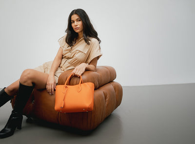 Why is the Orange Handbag this Season's Must-Have Accessory?